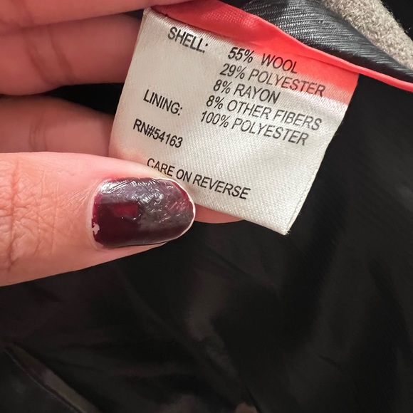 Calvin Klein 55% wool coat - Picture 6 of 10